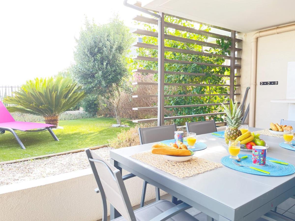 Tres Bel Appartement -Residence Avec Piscine Sur Le Toit Et Vue Panoramique Сен-Рафаэль Экстерьер фото